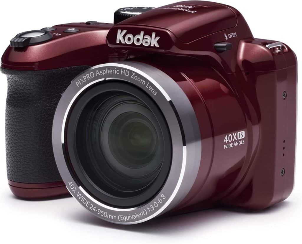 Test : kodak Pixpro AZ401, photographie grand angle en rouge