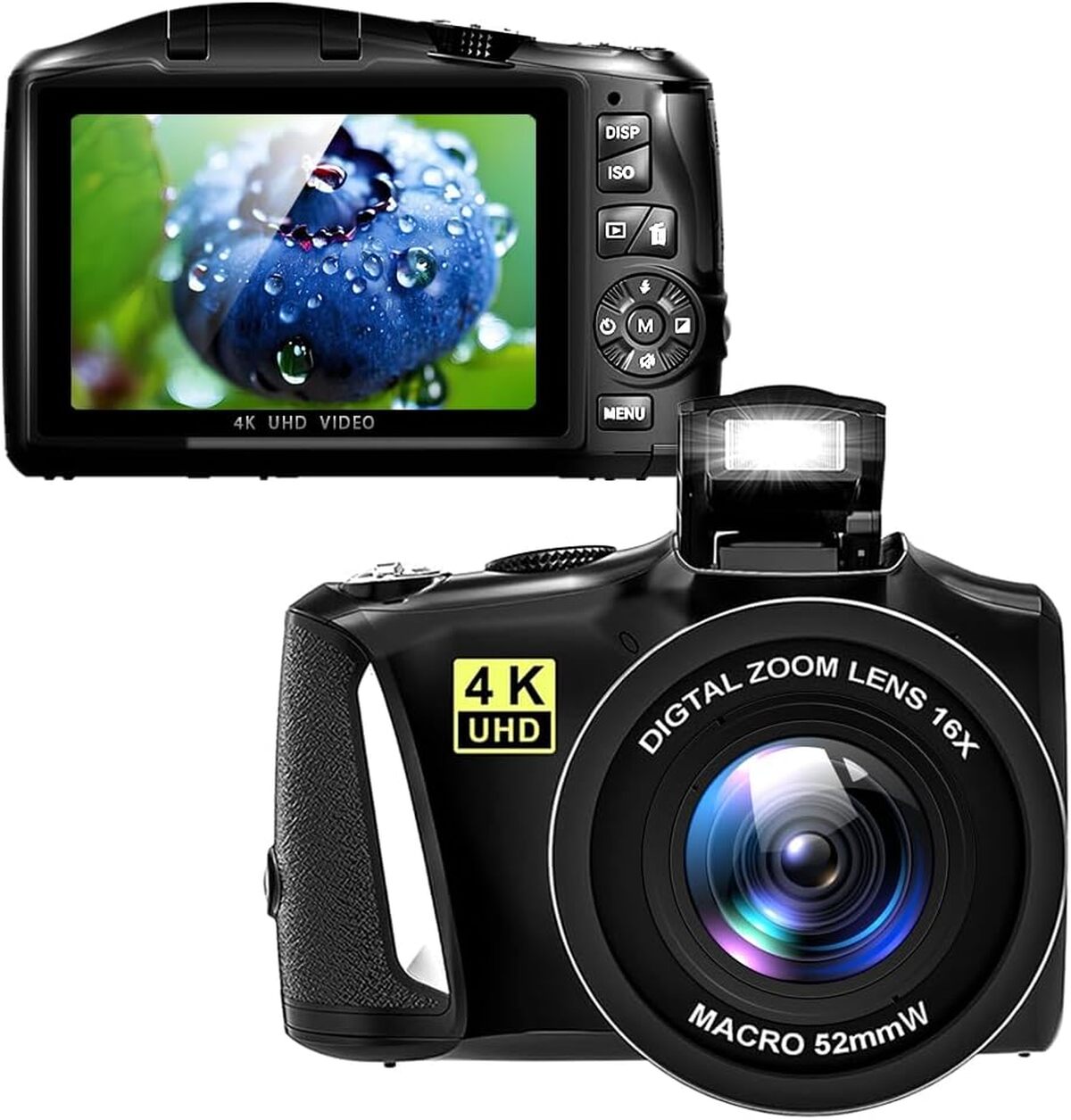 Test : ade appareil photo numérique 48MP 4K UHD, zoom 16x