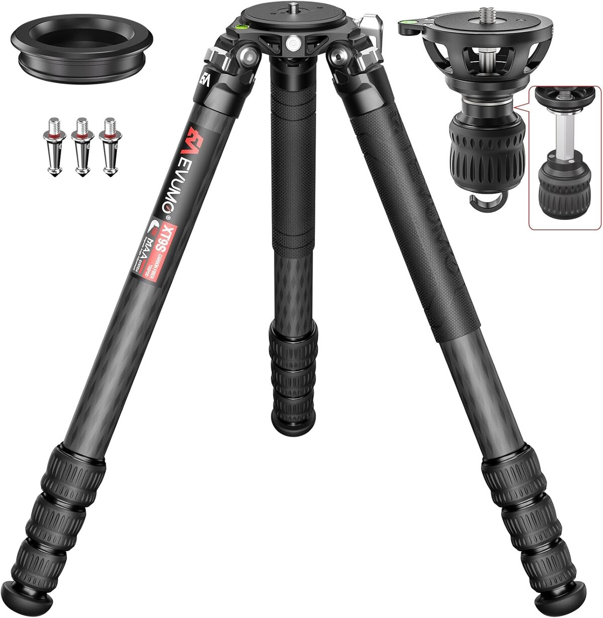 Test : trépied carbone EVUMO Trepied 165cm