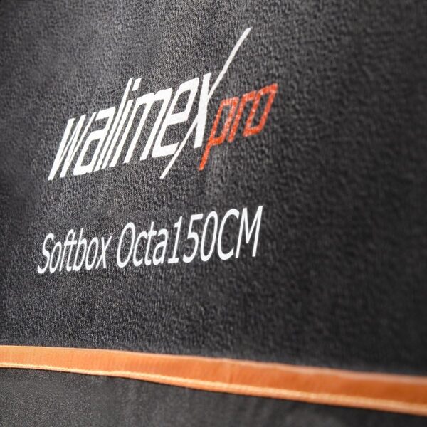 Walimex Pro Octagone Softbox Boîte à lumière pour Elinchrom Diamètre 150 cm Orange Line