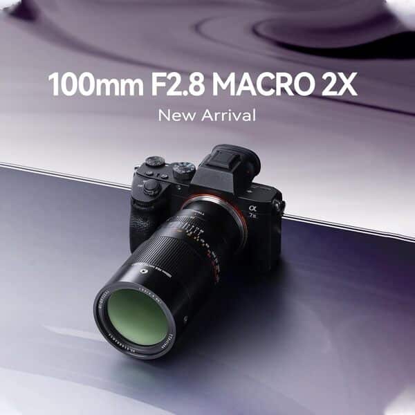 TTARTISAN Objectif 100mm F2.8 Macro 2X pour Canon EF Monture Objectif à Mise au Point Manuelle pour la Photographie Miniature