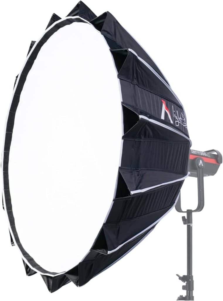 Test : aputure Light Dome III Ø89 cm, installation rapide et pliable