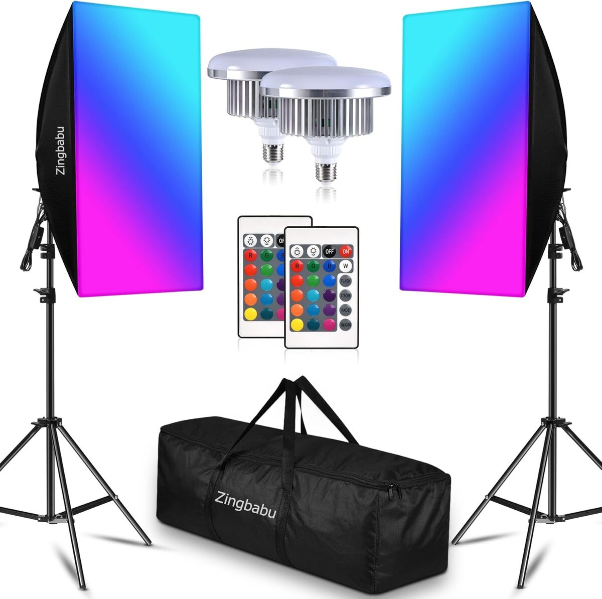 Test du kit d'éclairage softbox Zingbabu 150W