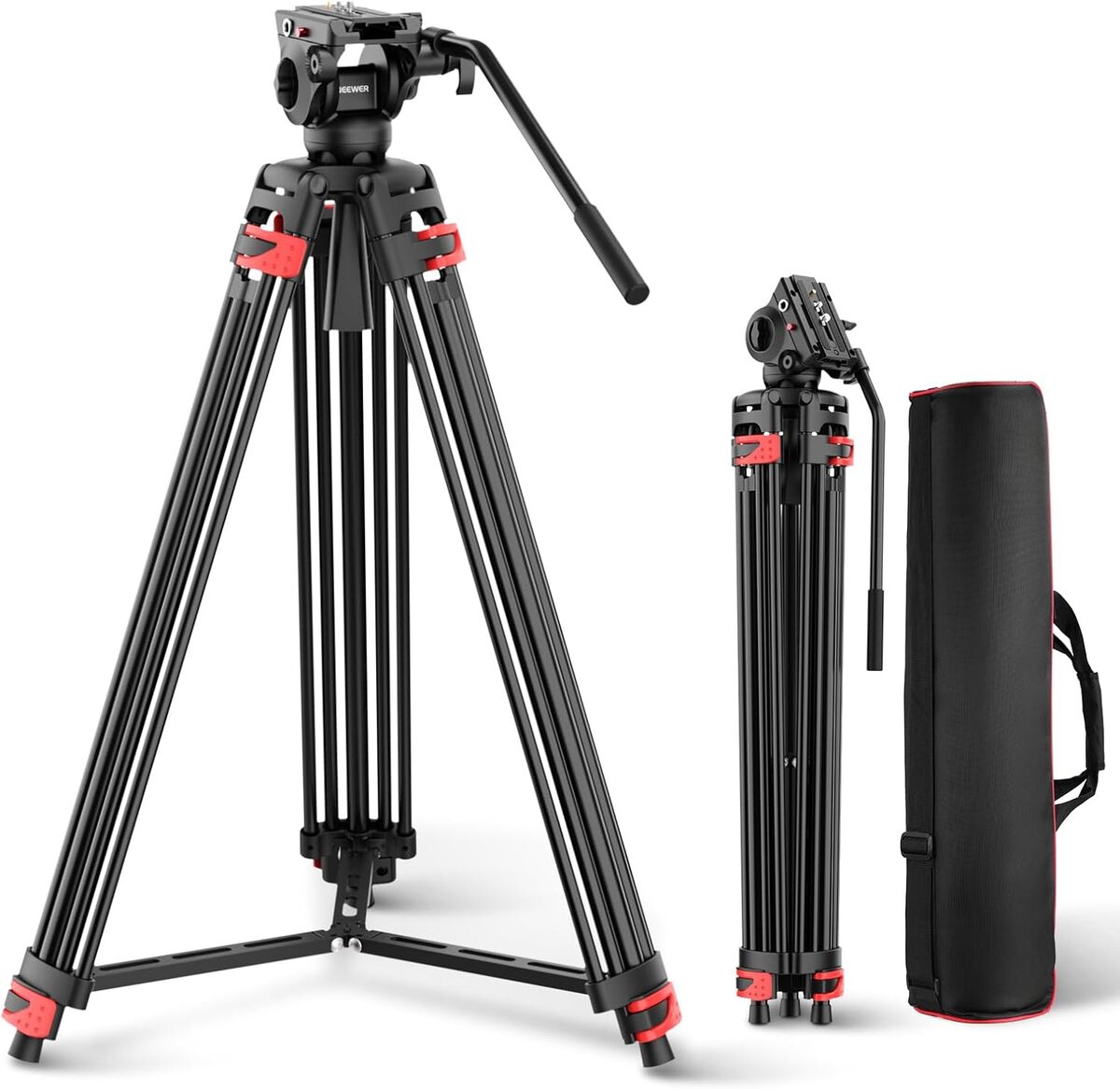 Test du trépied vidéo Neewer 74" TP37 : fluidité et stabilité