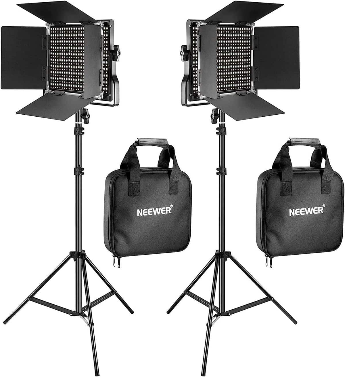 Test lumière Neewer 660 LED bicouleur pour studio photo