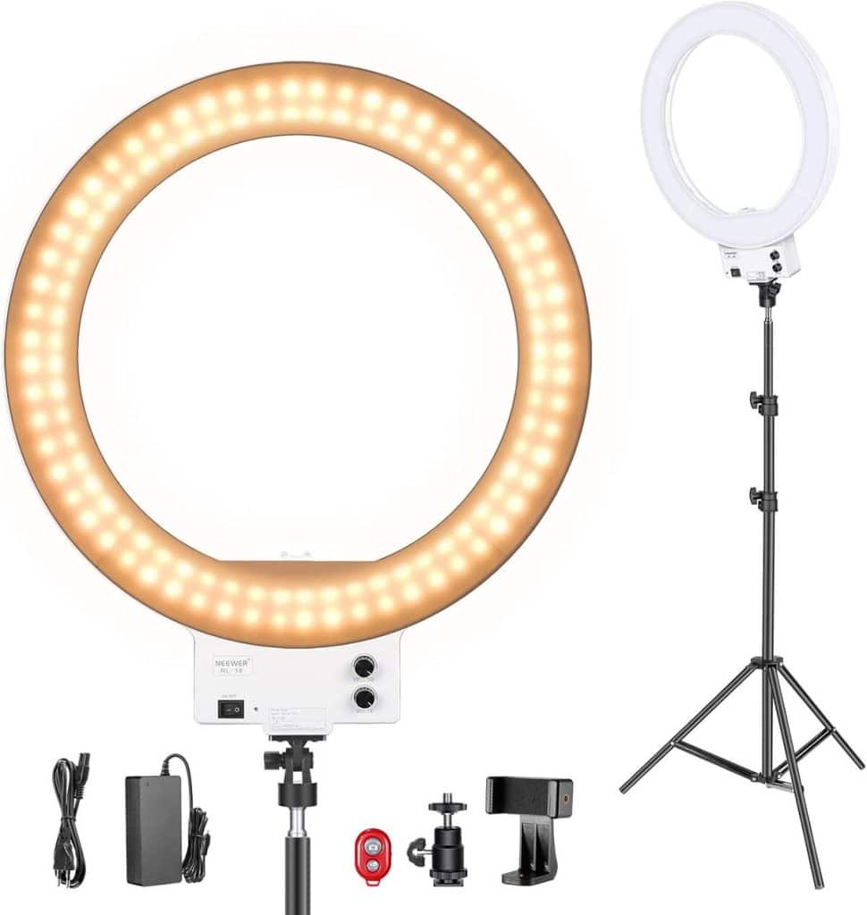 Test : neewer ring light 48cm led, l'alliée des créateurs vidéos