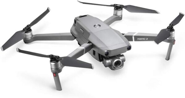 DJI Mavic 2 Zoom - Drone avec Caméra avec Zoom Optique, Objectif 24-48 mm Ultraflexible, Capteur CMOS 1/2,3” 12 MP, Photos 48 MP Super Résolution, Vidéo Full HD Zoom sans Perte 4x, Dolly Zoom - Gris