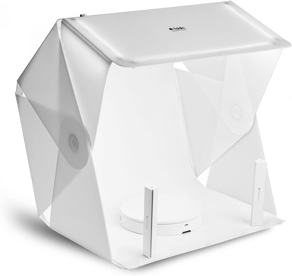 Test du studio photo Orangemonkie Foldio 3 avec set Halo Bar et plateau 360