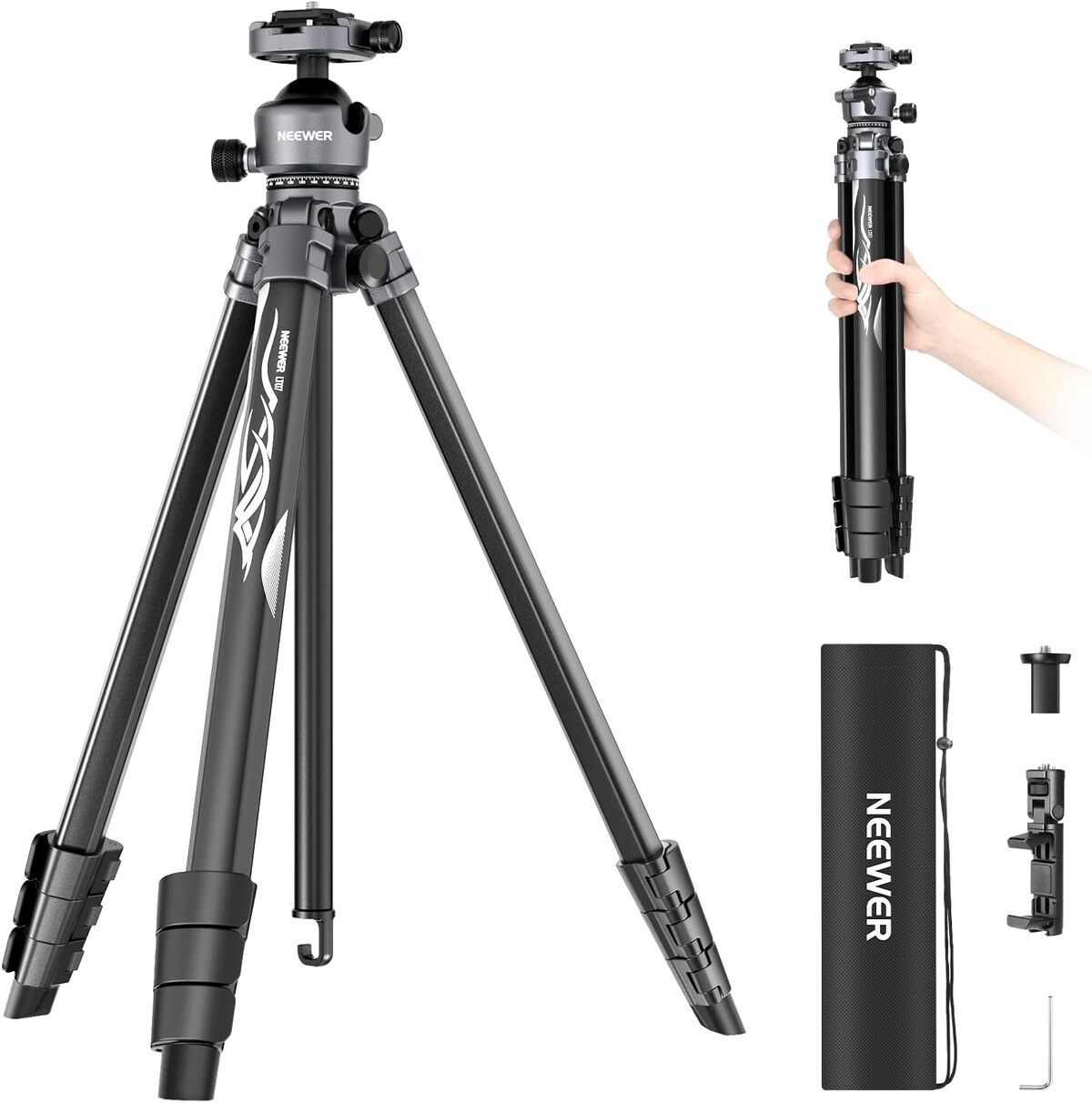 Test du trépied Neewer LiteTrip LT07 : polyvalence et compacité