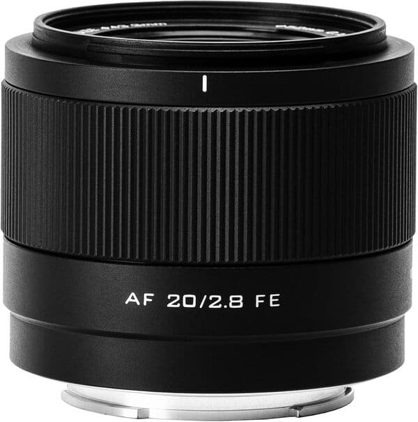VILTROX Objectif AF plein cadre 20 mm f2.8 FE, 20 mm f/2.8 e-Mount pour monture Sony e, objectif grand angle pour Sony e Mount a7cr a7cii a7c a6700 zv-e100 a6600 a6400 a7iv a7iii
