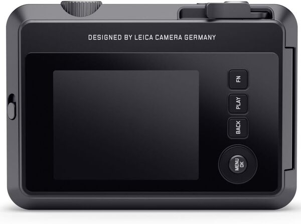 Leica Sofort 2 Appareil photo numérique et instantané avec écran LCD, 2 déclencheurs, 10 effets d'objectif et prise en charge de l'application Leica FOTOS (Noir)