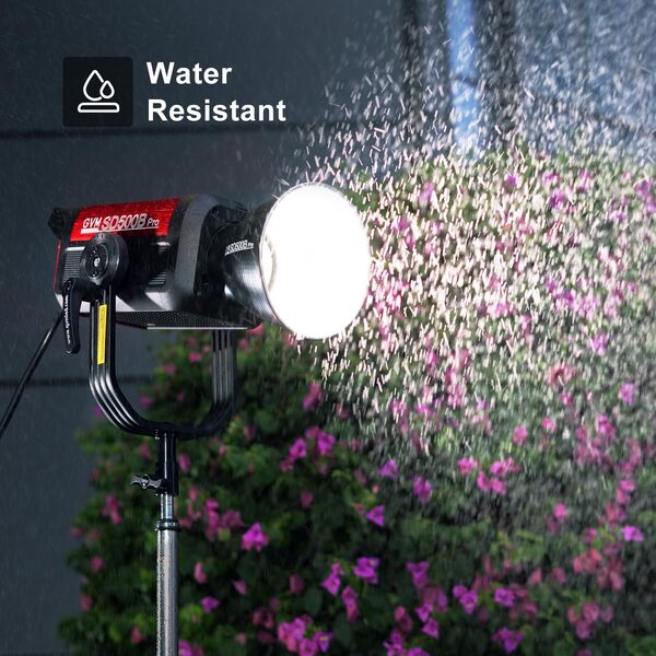 GVM Pro SD500B Lampe vidéo LED 500 W, lumières de Studio avec Support Bowen, kit d'éclairage de Photographie 61600 lux/1 m, lumière vidéo à Sortie Continue avec contrôleur, CRI 97+, 2700-6800K
