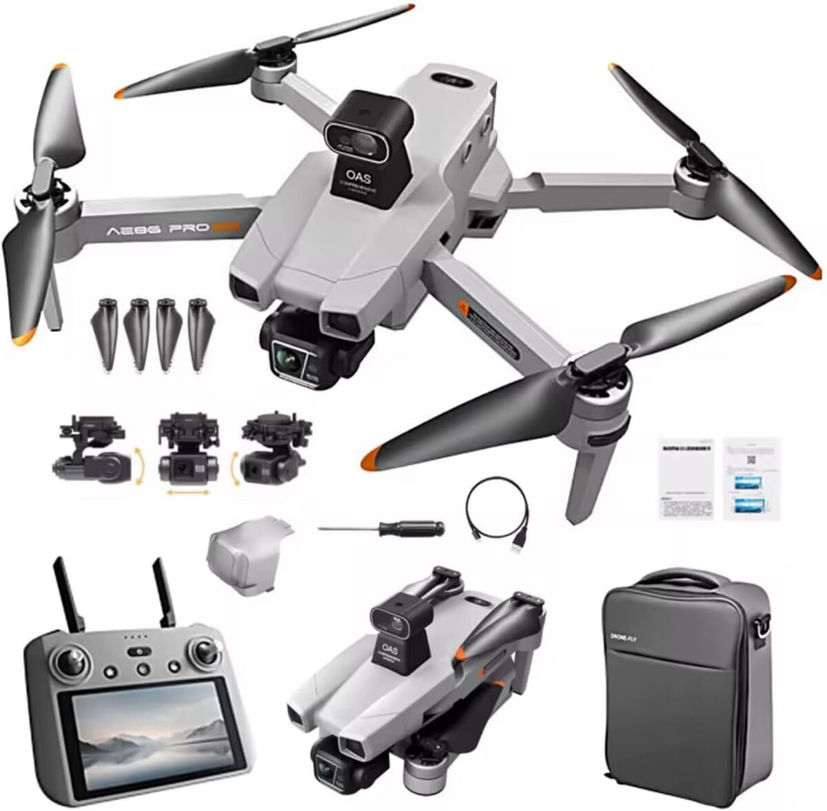 Test : drone-Fly AE86 PRO MAX+ avec caméra 4K et stabilisateur