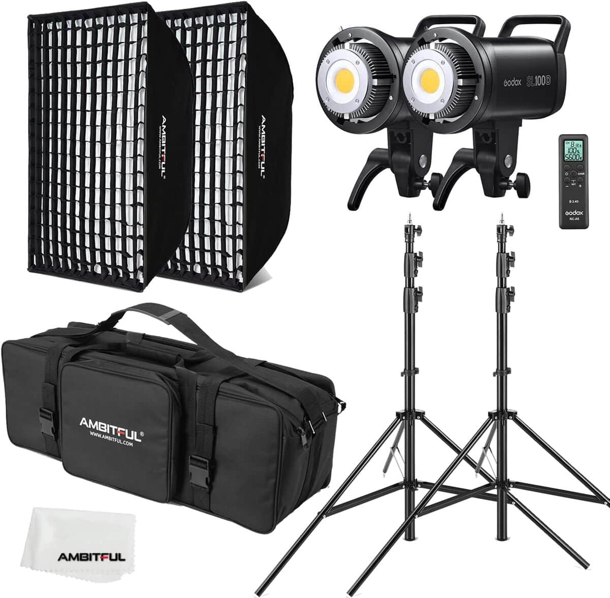 Test : godox SL100D 200W LED et accessoires pour studios