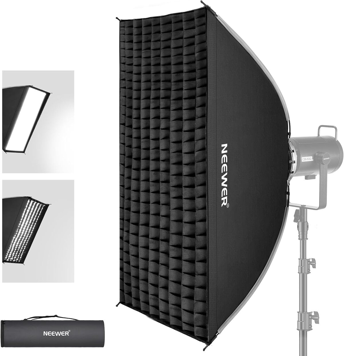 Test : softbox Neewer 60x90cm, installation rapide et polyvalente