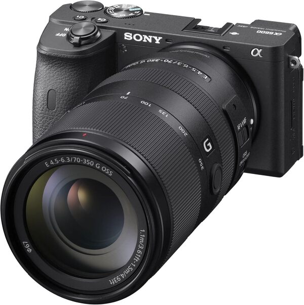 Sony SEL-70350G Standard Zoom Objectif Monture E APS-C 70-350 mm F4.5, Noir, pour Sony Alpha 7, Alpha 9, Alpha 6600, Alpha 6400, Alpha 6500, Alpha 6100, Alpha 5100
