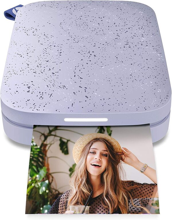 HP Sprocket Imprimante Photo instantanée Portable 2x3 Pouces (Violet) Paquet de Papier Zink