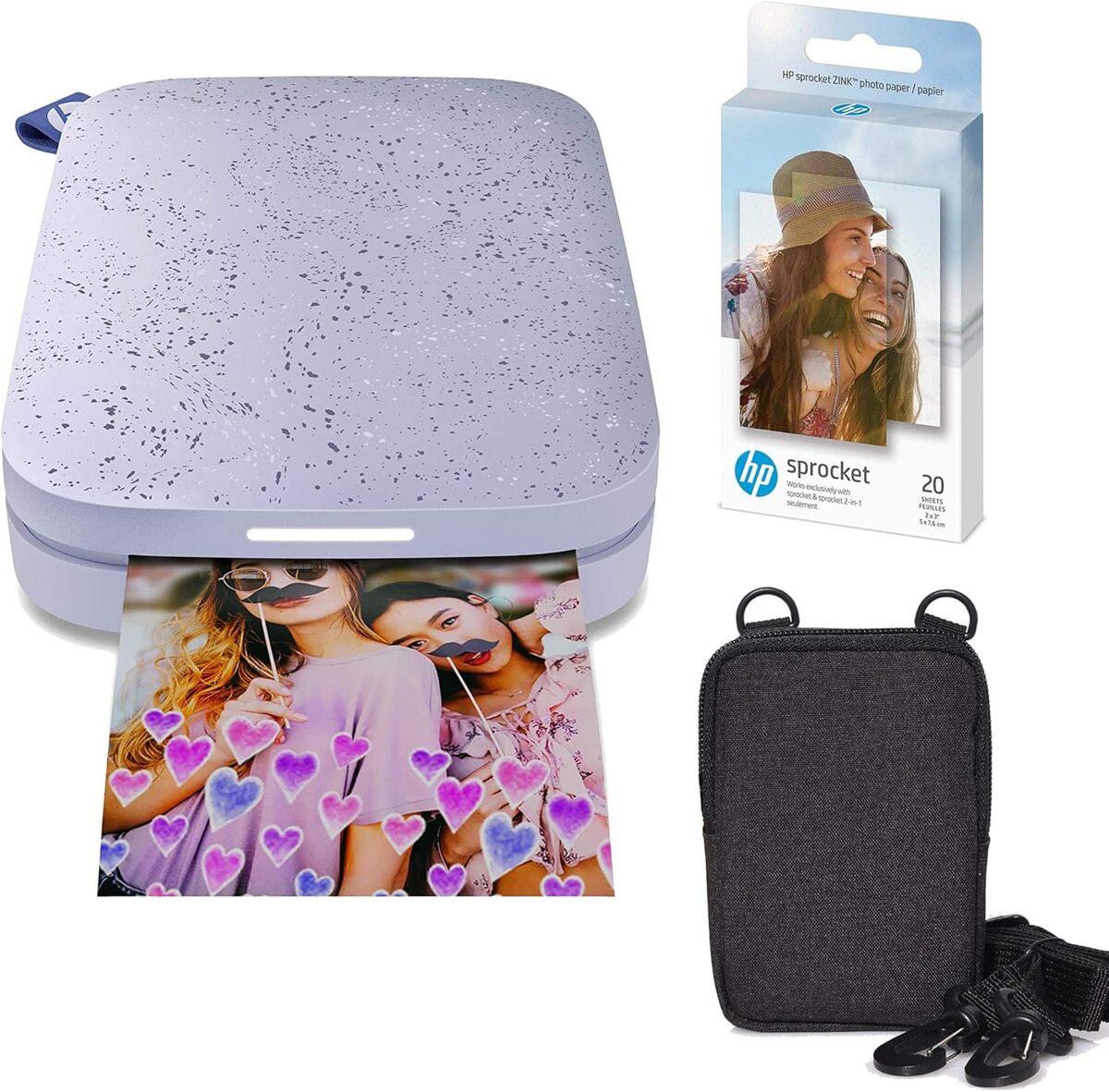 Test de la HP Sprocket : imprimante photo instantanée portable 2x3 pouces (violet)
