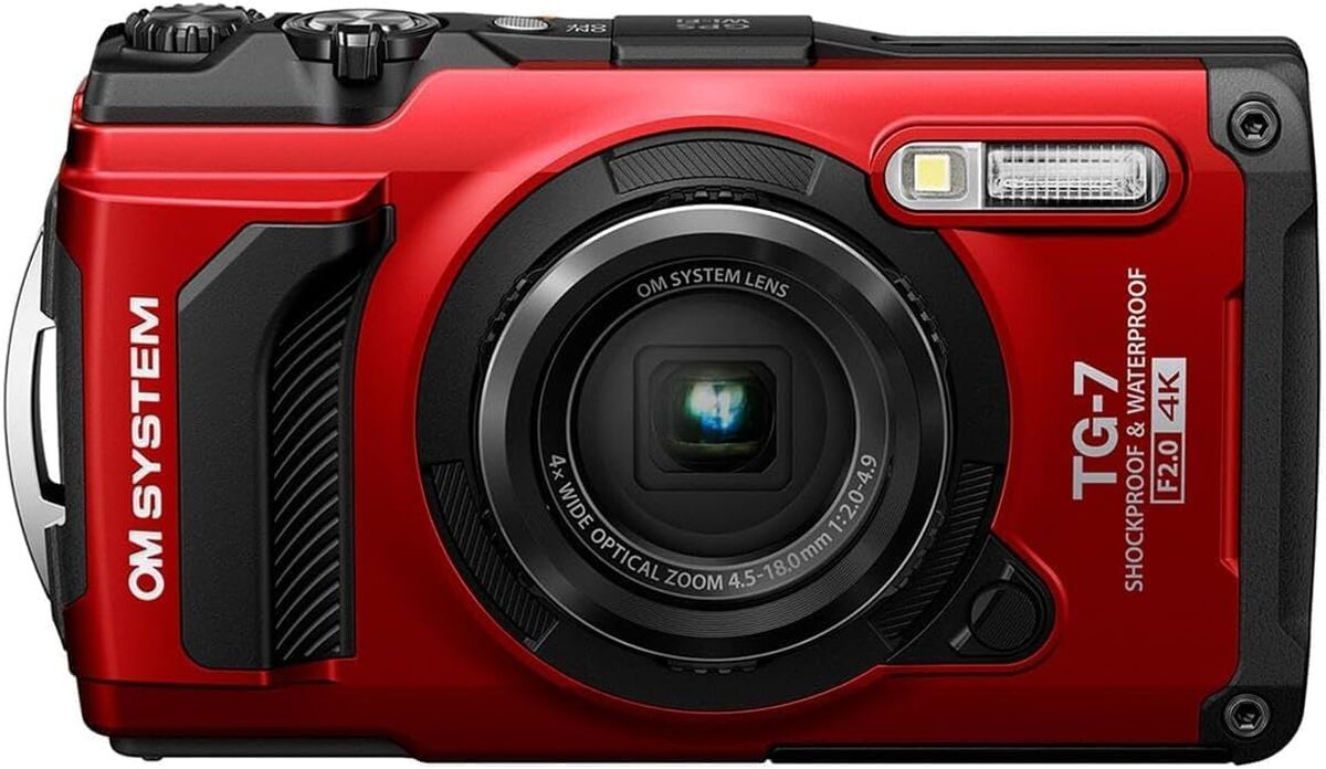 Test de l'appareil photo OM System Tough TG-7 rouge