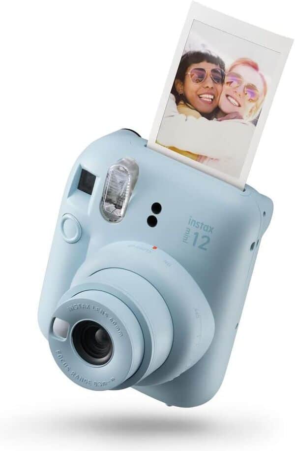 Fujifilm Instax Mini 12 Appareil Photo instantané avec Pack de 20 pellicules Bleu Pastel