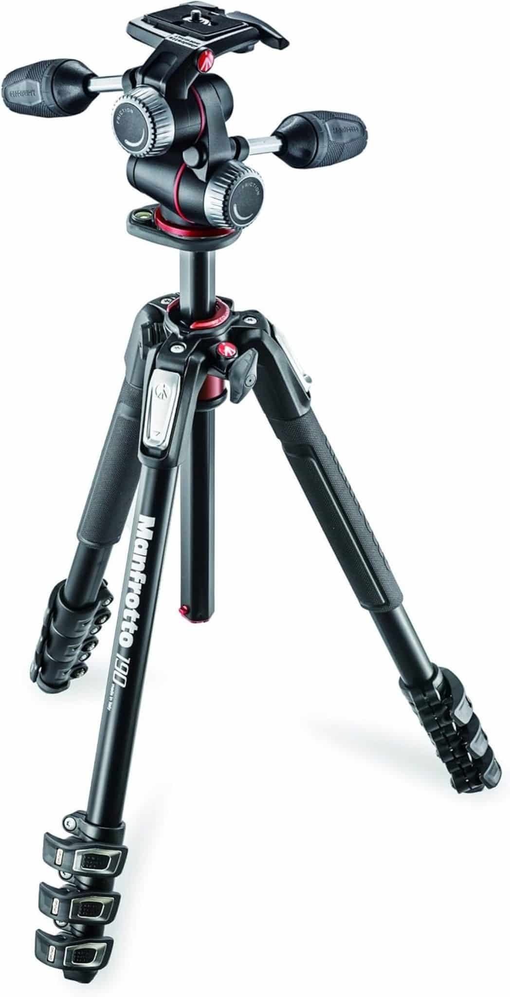 Tripé Manfrotto 058B + Cabeça 029 MK2 (3-Way) – Alvalade Mobile