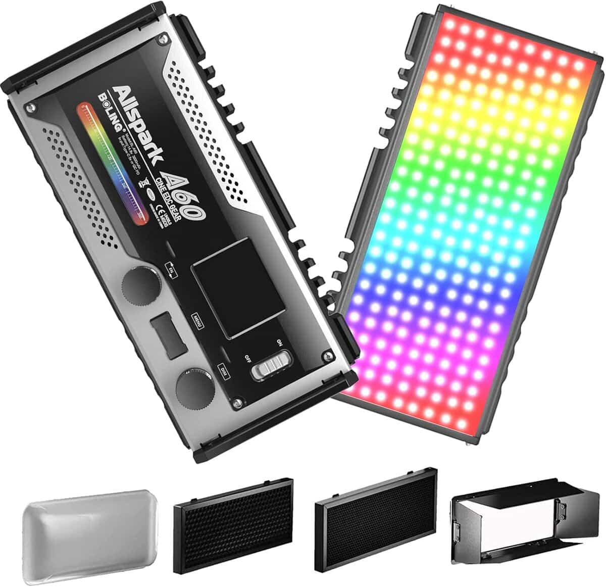 Test : boling A60, l'éclairage vidéo LED 60W RGBWW multifonction