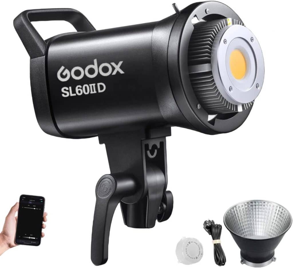 Test de la Godox SL60IID : puissance et contrôle Bluetooth pour votre studio