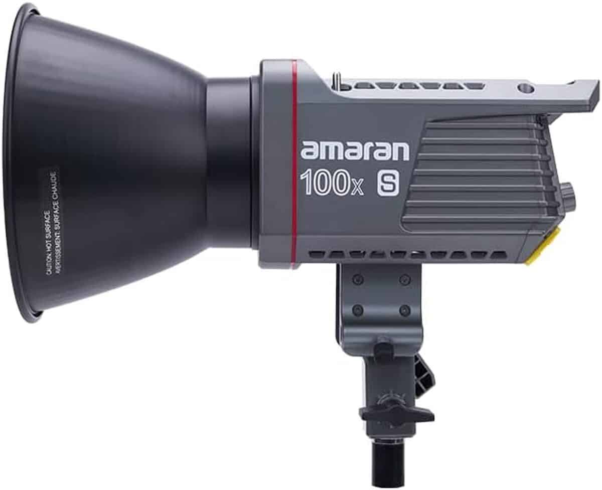 Test de la lampe vidéo Aputure Amaran 100x S : puissance et polyvalence