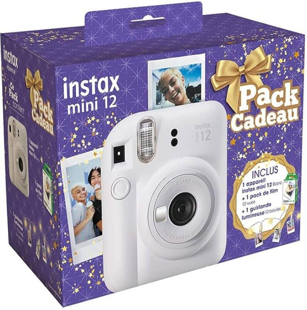 Test : instax mini 12 blanc de Fuji, le cadeau photo idéal