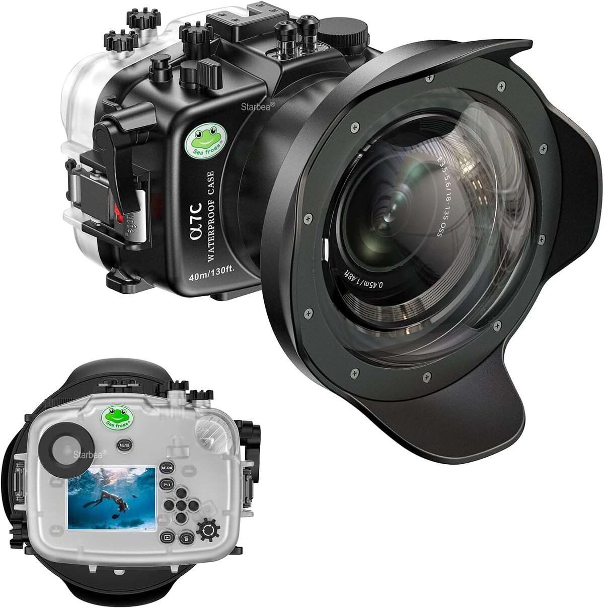 Test Sea Frogs boîtier étanche pour Sony A7C : plongée à 40 m