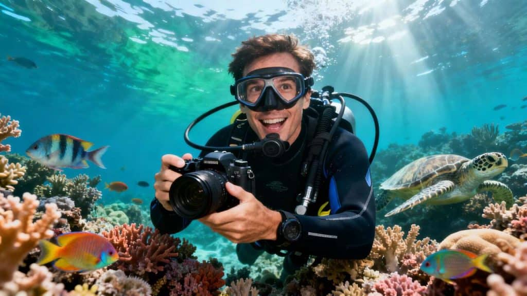Immersion totale : optimiser votre matériel photo pour la plongée
