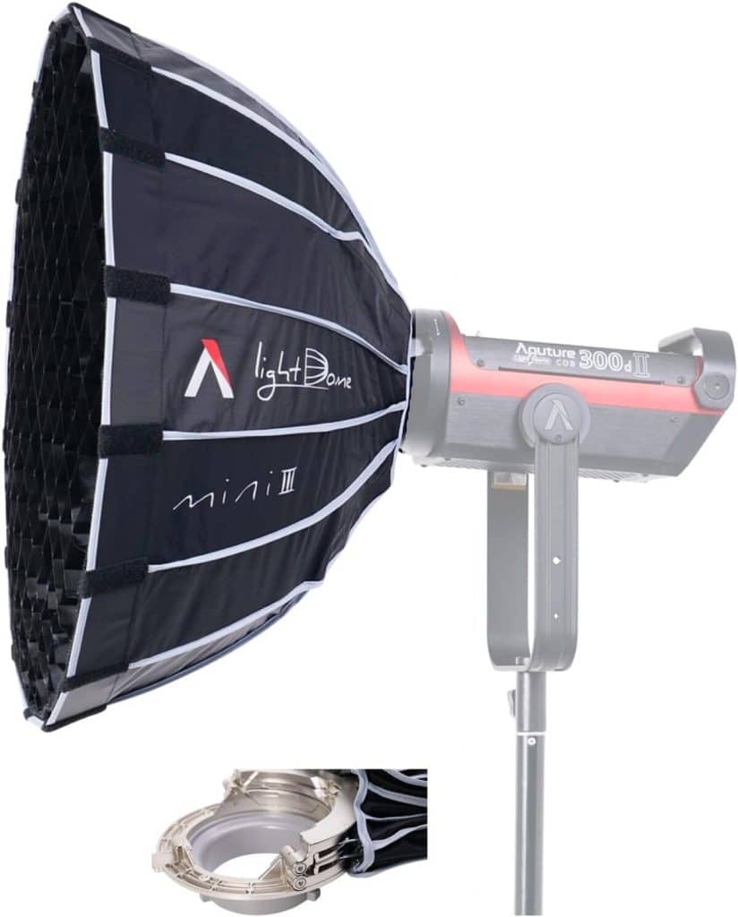 Test : aputure Light Dome Mini III - softbox pliable Φ58*32.7cm