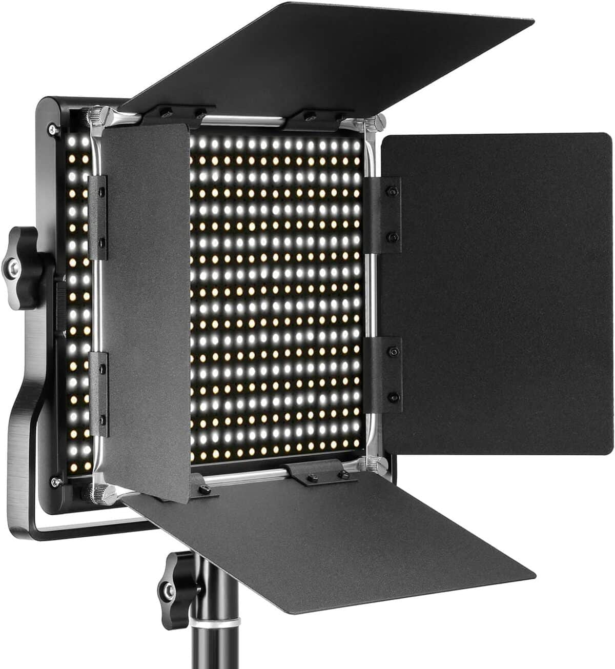 Test des lampes vidéo LED bicolores Neewer : intensité variable et cadre en métal