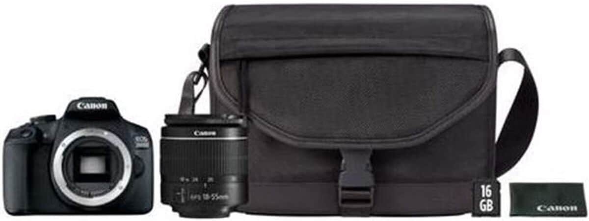 Test du Canon EOS 2000D : kit SLR 24, 1 MP complet
