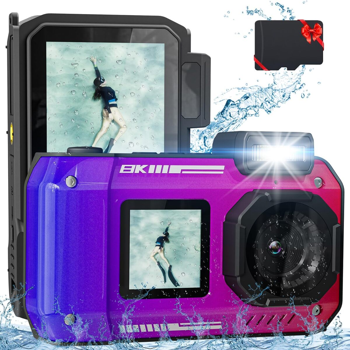 Test du fohoa appareil photo 8K double écran : immersion extrême