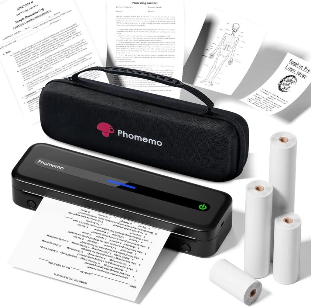 Test : imprimante portable Phomemo M832 compacte et efficace