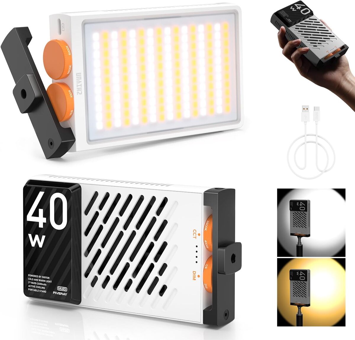 Test : zHIYUN FIVERAY M40, panneau LED 40W compact et puissant