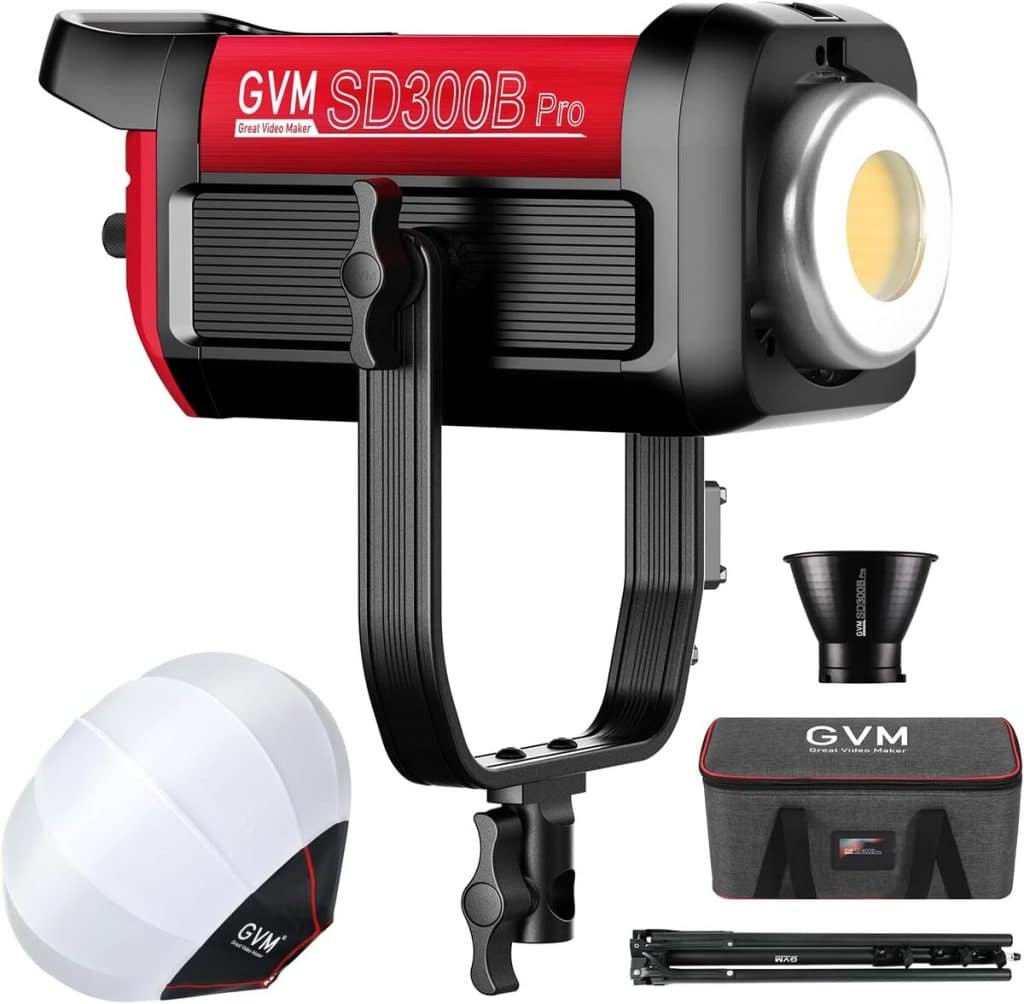 Test du GVM 300W : éclairage vidéo professionnel et polyvalent