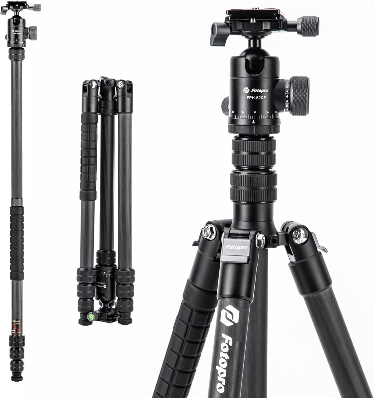 Test Fotopro trépied carbone compact et polyvalent