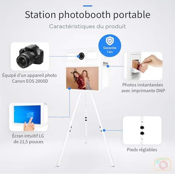 Découvrez le test complet du photobooth tout-en-un : avantages, fonctionnalités et astuces pour animer vos événements instantanément