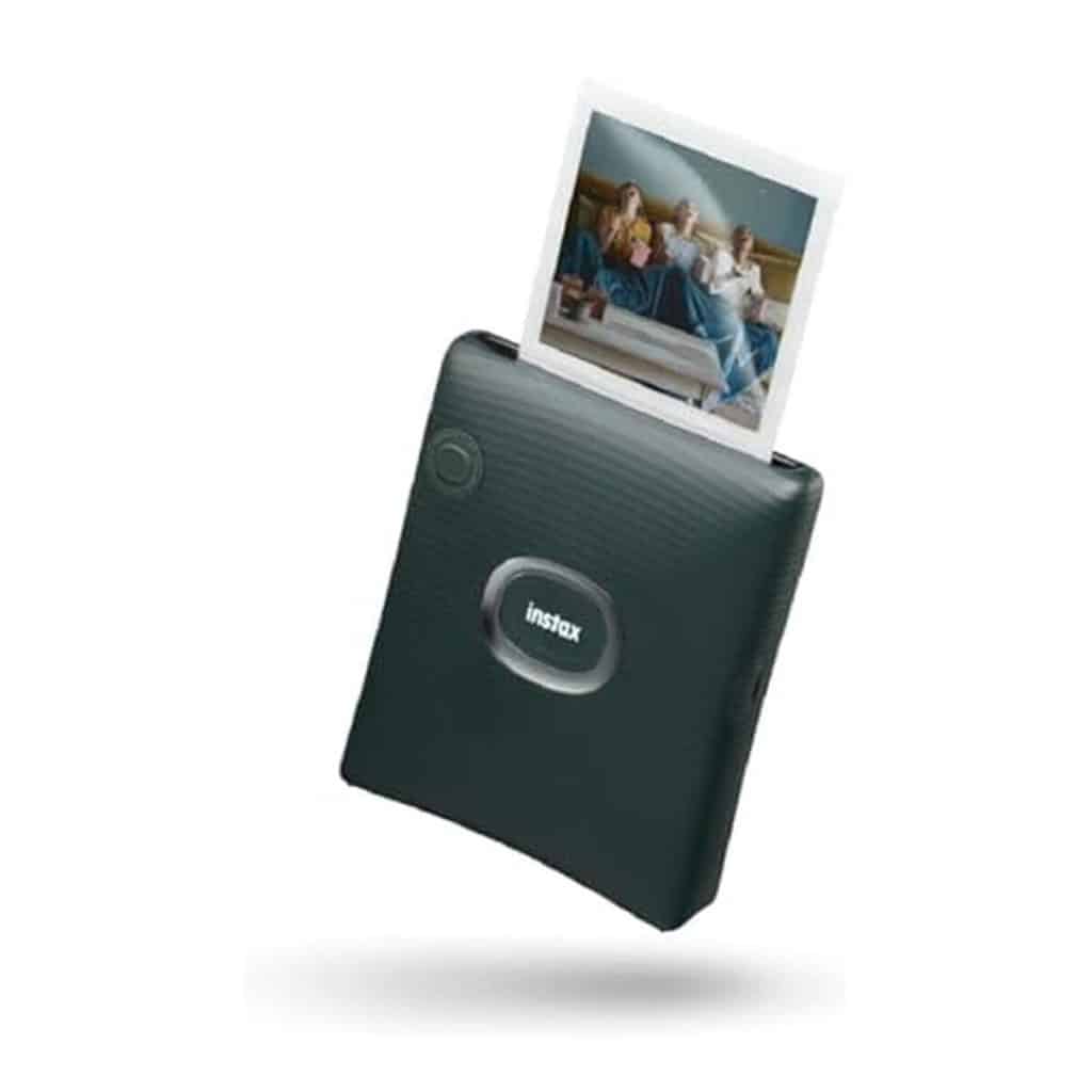 Test de l'imprimante photo pour smartphone instax Square Link, couleur midnight green