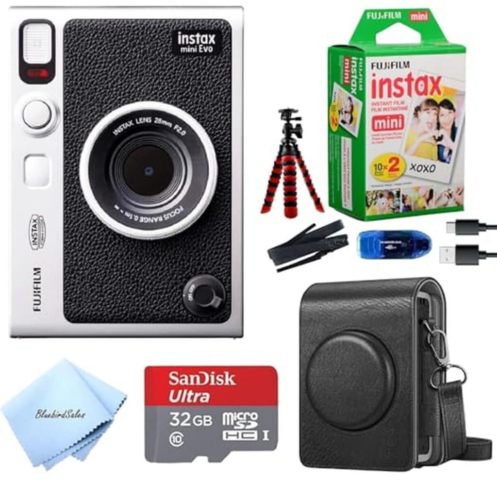 Test : fujifilm Instant Mini EVO, l'hybride avec accessoires complets