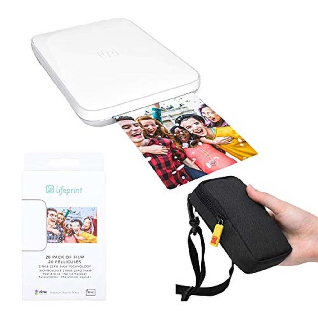 Test : imprimante photo portable Lifeprint 3x4.5 - kit voyage blanc