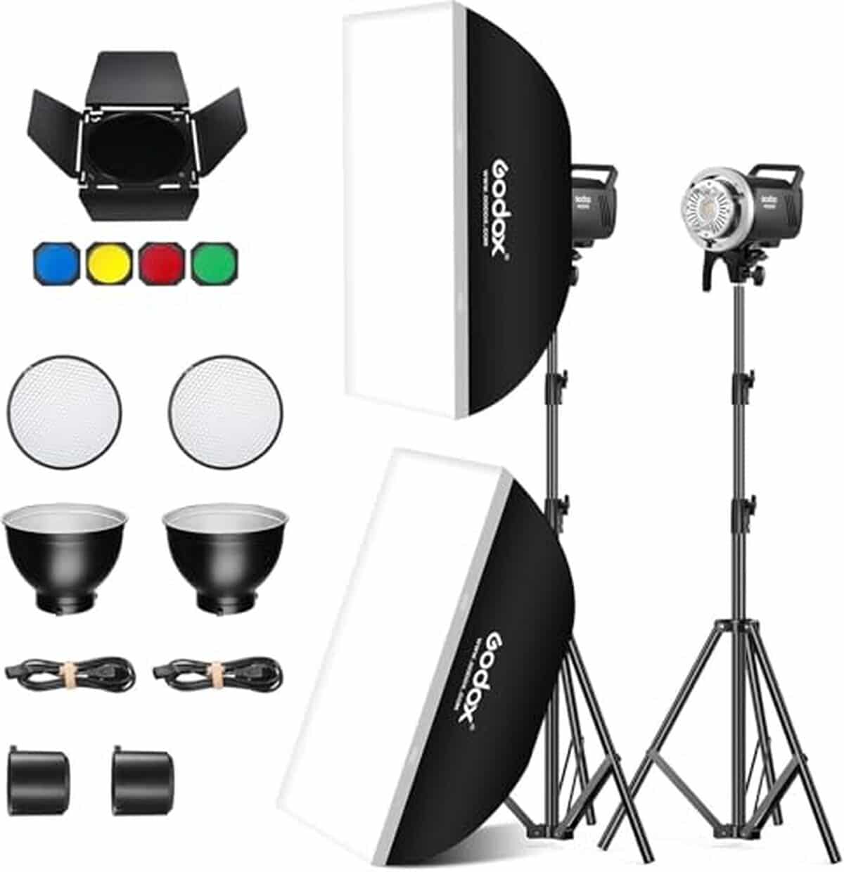 Test : kits flash GODOX MS300V avec trépied et softbox