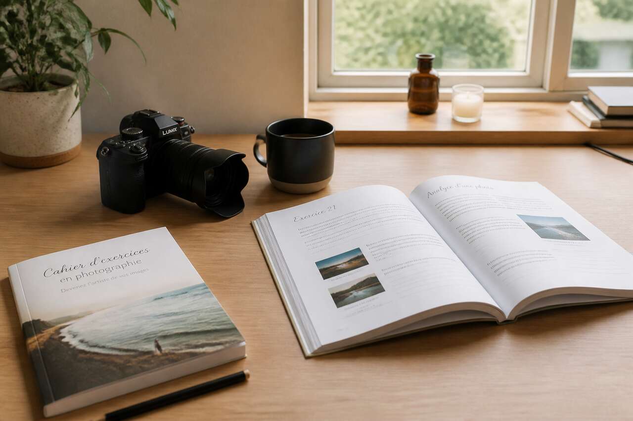 Les livres d&rsquo;exercices et de workflow pour passer de la th&eacute;orie &agrave; des photos abouties