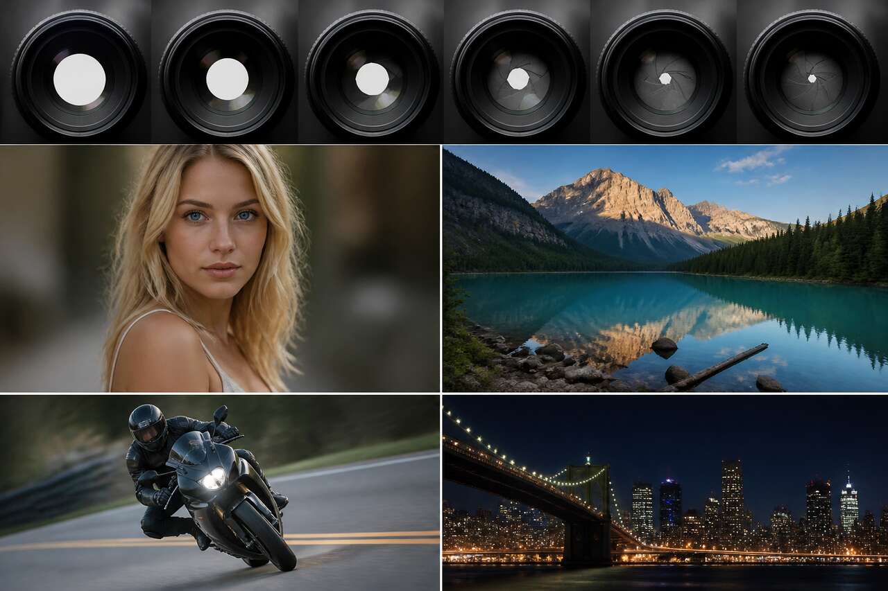Quelle ouverture choisir selon la situation : portraits, paysages, action, nuit Quelle ouverture choisir selon la situation : portraits, paysages, action, nuit