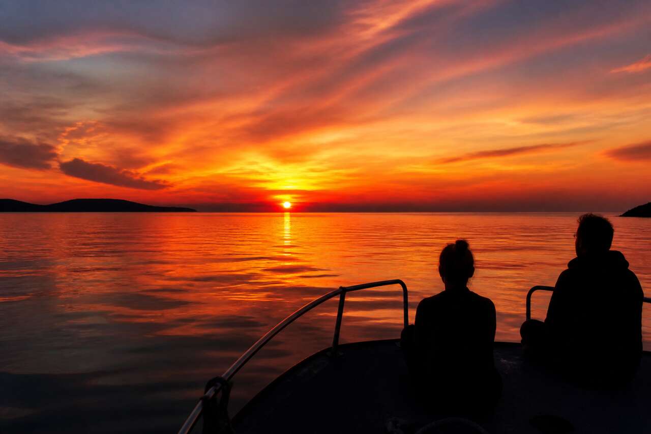 Cas pratiques: mer, reflets et silhouettes
